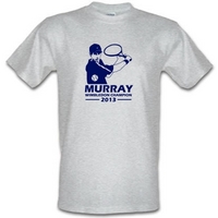 Andy Murray Wimbledon Champion male t-shirt.