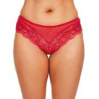 Ann Summers Sexy Red Lace Shorts