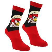 Angry Birds Star Wars Socks 1 Pack Junior 4-6.5 Luke Skywalker