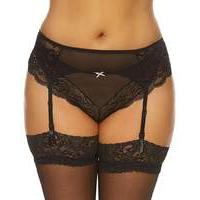 Ann Summers Sexy Black Lace Shorts