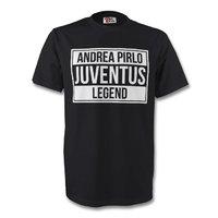 andrea pirlo juventus legend tee black kids