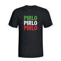 andrea pirlo italy player flag t shirt black