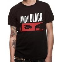 Andy Black - Eyes Men\'s Small T-Shirt - Black