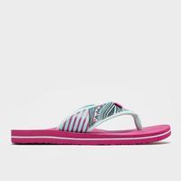 animal womens swish slim upper aop flip flop