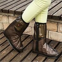 Anti-slip Reusable Rain/snow Protective Zippered Slip-resistant Wear-resistant Rain Shoe Covers Waterproof Overshoes