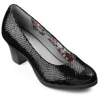 Angelica Heels - Black Snake - Standard Fit - 9