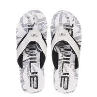 Animal Jekyl Logo Flip Flops - White