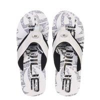 animal jekyl logo flip flops white