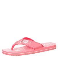 animal swish placement flip flops sugary pink