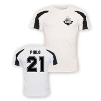 andrea pirlo juventus sports training jersey white