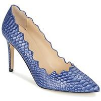 anaki vicky womens court shoes in blue