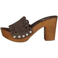 ana lublin roxane moro womens mules casual shoes in brown