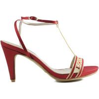 angel alarcon ang alarcon oporto womens sandals in red