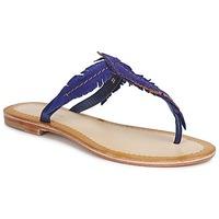Antik Batik POESY TONG women\'s Flip flops / Sandals (Shoes) in blue