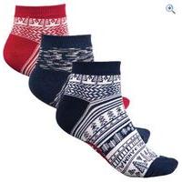 Animal Flo Kaya Women\'s Socks (3 Pair Pack) - Colour: MIDNIGHT BLUE