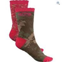 animal olive olivia womens socks 2 pair pack colour forest green