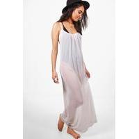 Annie Oversize Maxi Dress Cover Up - white