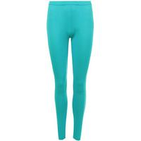 Annie Basic Full Length Jersey Leggings - Turquoise