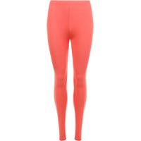 annie basic full length jersey leggings coral