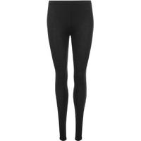 annie basic full length jersey leggings black