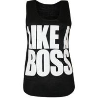 Angie Like A Boss Vest Top - Black