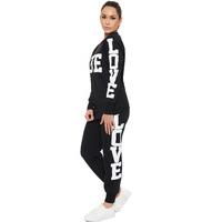 Anusha Love Jogging Suit - Black