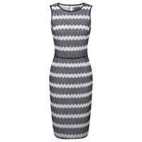 Anglais Shift Dress (Black/White / 18)