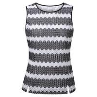 Anglais Shell Top (Black/White / 14)