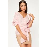 Anthea Pink Tie Front Shirt
