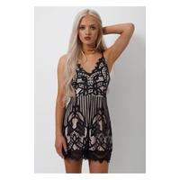 Anika Black Lace Playsuit