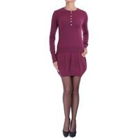 Anta Q\'ulqi - Alpaca Button Knit Dress women\'s Dress in purple