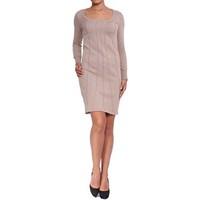 anta qulqi womens knitted dress womens dress in beige