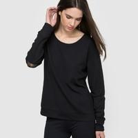 ANNABELLE Crêpe and Voile Sweatshirt