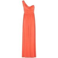 Anastasia Slinky One Shoulder Maxi Dress women\'s Long Dress in orange