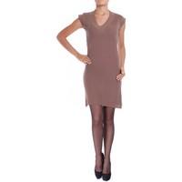 anta qulqi tangis cotton knit dress barbara womens dress in brown