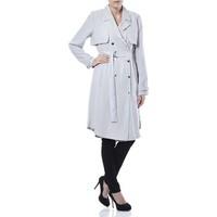 Anastasia -Womens Soft Grey Unlined Trench Coat women\'s Trench Coat in grey