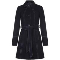 Anastasia -Black Womens Belted Winter Coat women\'s Jacket in black