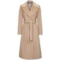 Anastasia - Women\'s Winter Belted Wrap Coat women\'s Coat in BEIGE