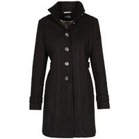 anastasia womens black winter military style coat size 8 womens coat i ...