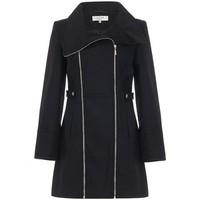 Anastasia Black Double Zip Winter Winter Coat women\'s Coat in black