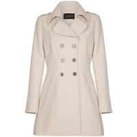 Anastasia Beige Military Double Breasted Tailored Spring Coat women\'s Trench Coat in BEIGE
