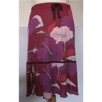 animal pink patterned skirt