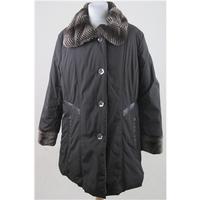 Annabelle, size 16 brown quilted coat