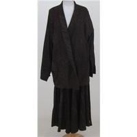 Anokhi, size 14/16 brown & black cotton suit