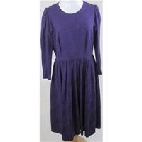 annabel shand size m purple long sleeved dress