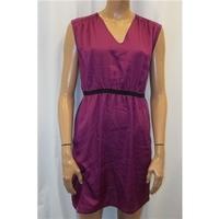 ann taylor loft size 4 petite cerise pink dress