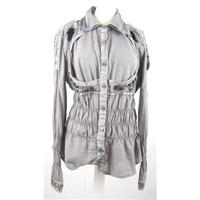 Angels Never Die Size L Grey Blouse