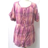 ann harvey size 16 pink blouse