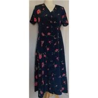 Anna Morella, Size 14, Multi-coloured, Calf Length Dress