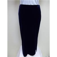 anne brooks debenhams dark blue velvet skirt debenhams blue evening